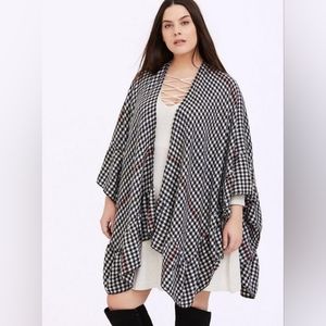 Torrid ruffle ruana